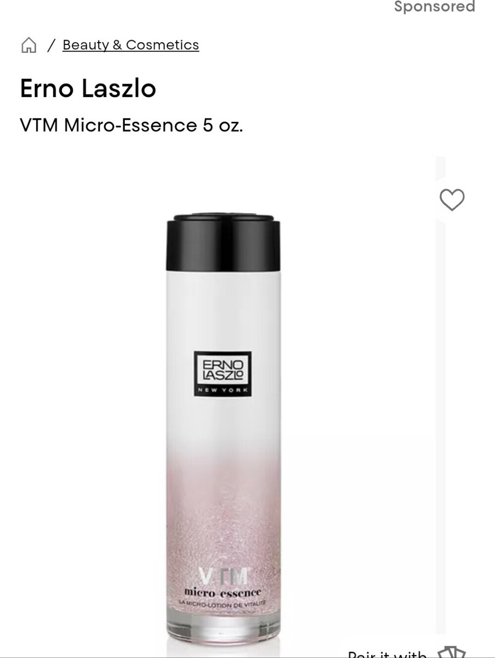 Erno Laszlo VTM Micro-Essence – Pink